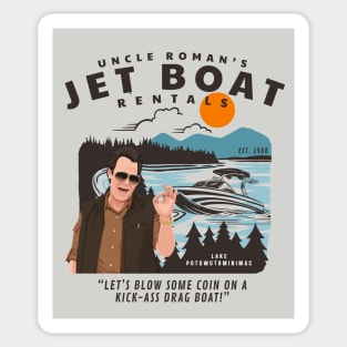 Uncle Roman's Jet Boat Rentals - Est. 1988 Sticker